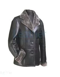 leather blazer womens