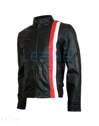 X-Men Cyclops Biker Style Leather Jacket front view