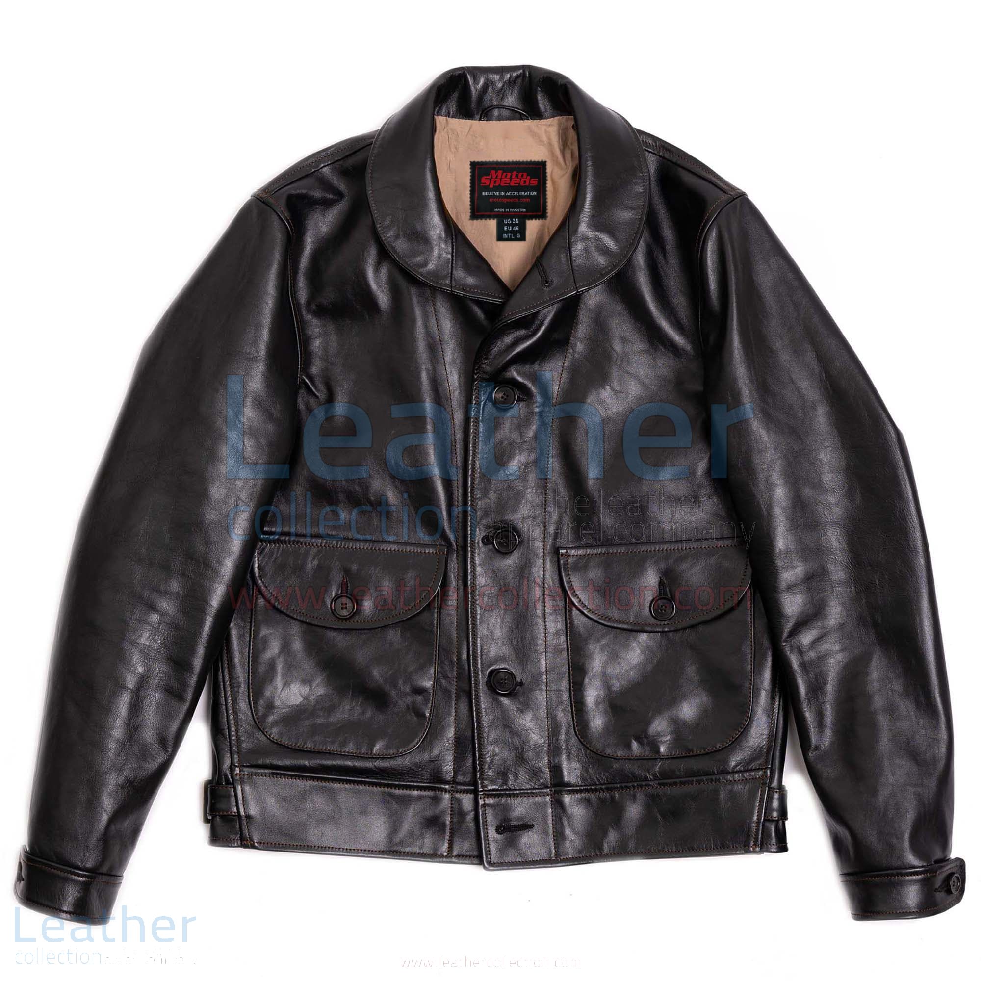 Cossack leather jacket deals