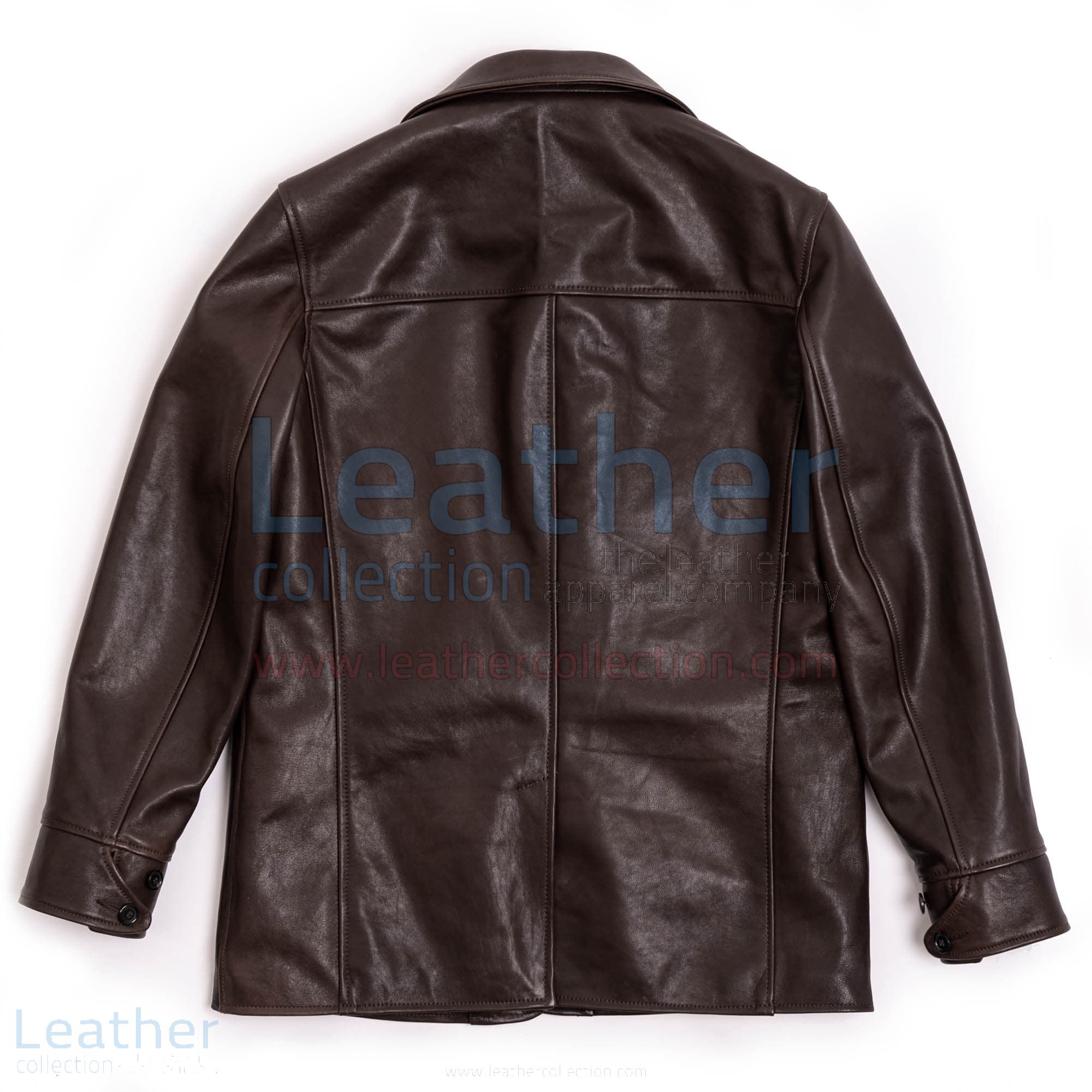 Heritage Men s Brown Leather Car Coat MotoSpeeds