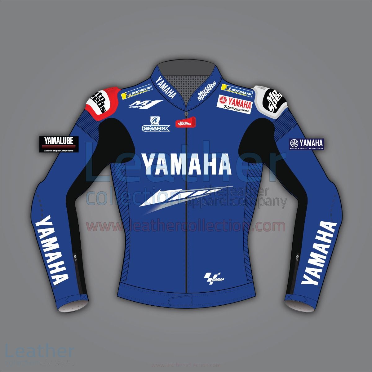 Blue yamaha motorcycle jacket online