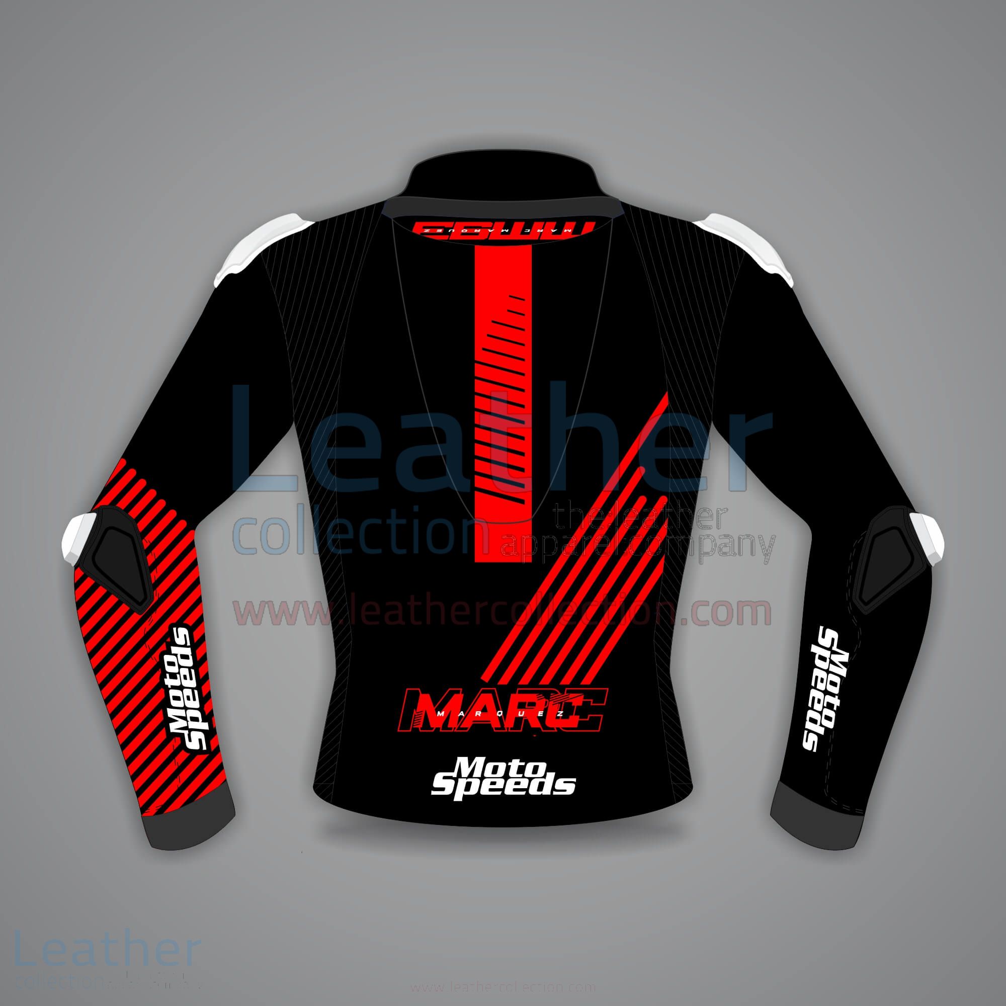 Blouson Cuir Moto Noir et Rouge Veste Moto Ducati