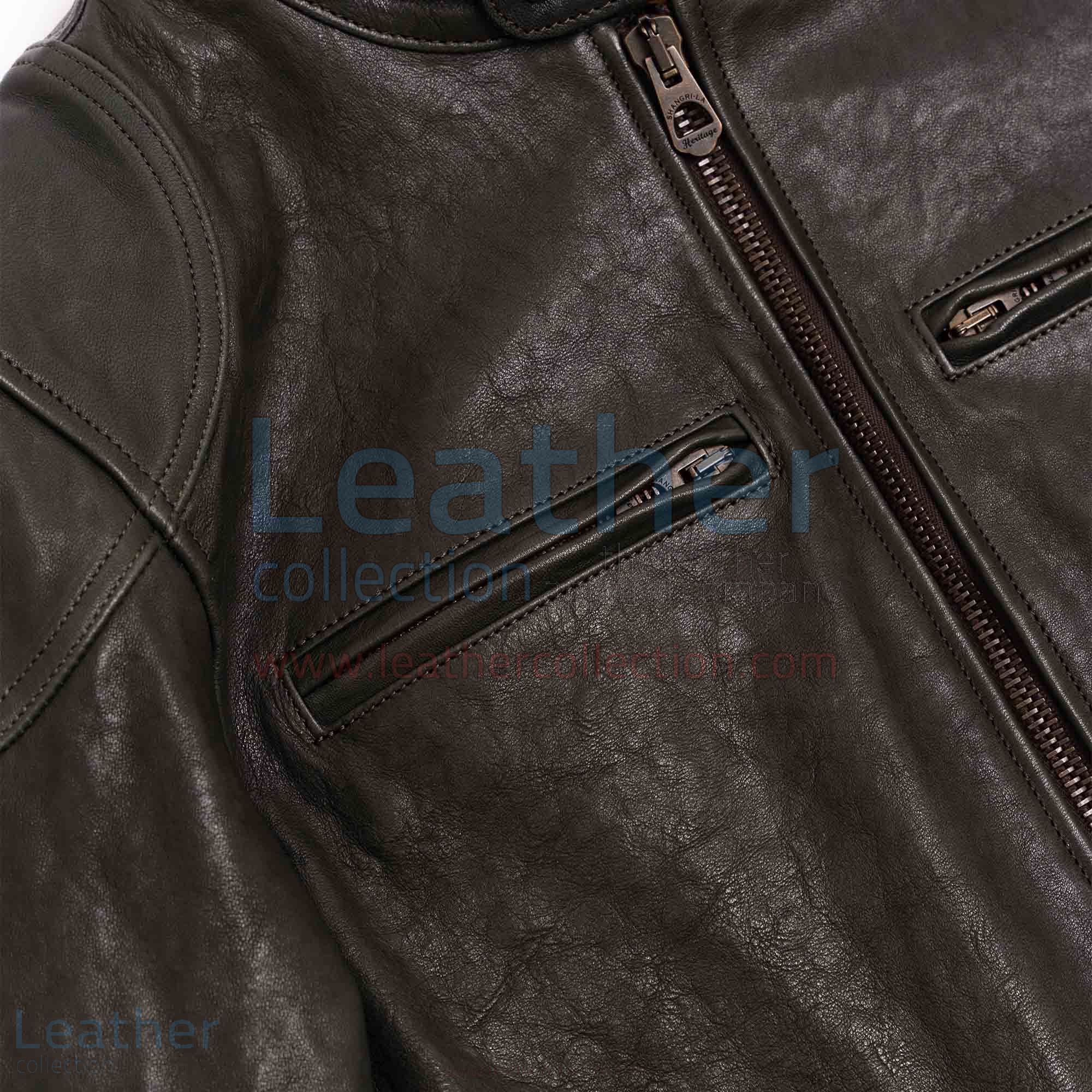 Lucky brand bonneville leather jacket best sale