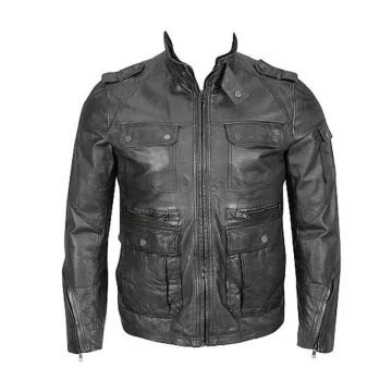 leather jacket hipster