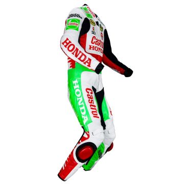 Aaron Slight Bekleidung Leder Honda Castrol 1997 WSBK