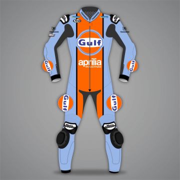 aprilia racing leather suit