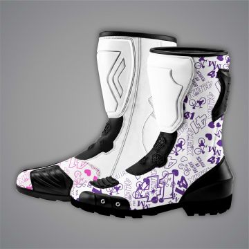 Aleix Espargaro Aprilia Racing MotoGP 2022 Boots Left Side View