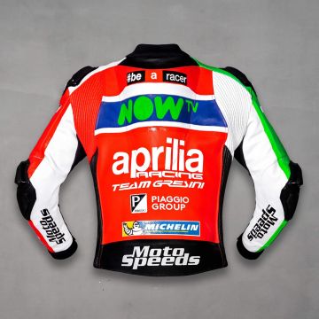 veste en cuir Aprilia
