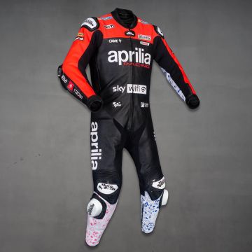Aleix Espargaro Aprilia Racing Lederanzug MotoGP 2022