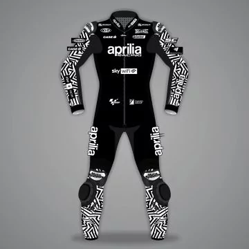 tuta da biker nera