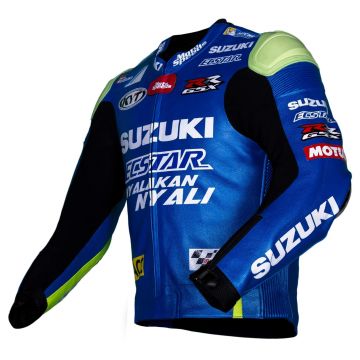 Leder Motorradjacke