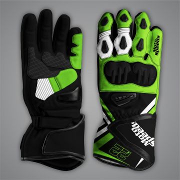 Guantes De Moto Negros Y Verdes