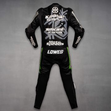 Alex Lowes Black Riding Suit Kawasaki Jerez Test 2022