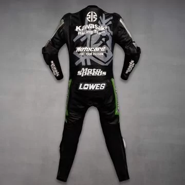 Alex Lowes Black Riding Suit Kawasaki Jerez Test 2022