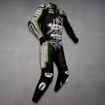 kawasaki wsbk leather race suit