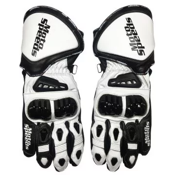 cowhide leather racing gloves