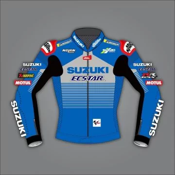 Suzuki Leather Racing Jacket Alex Rins Suzuki MotoGP 2020