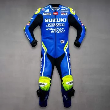ノーラン SUZUKIのMotoGPライダー アレックスリンスーモデル アレックス・リンスのスズキレザーで安全にレース！購入はこちら！
