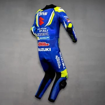 cowhide leather racing suit men