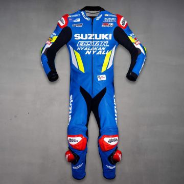 Traje de Piel de MotoGP 2019 de Alex Rins Suzuki
