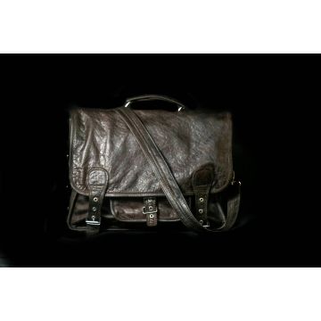 Alexzander Messenger Leather Bag