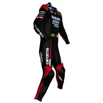 Suzuki 2016 replica leather racing suit, right side view