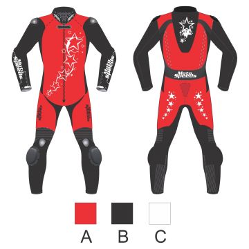 Maßgeschneiderte Motorrad-Rennleder
