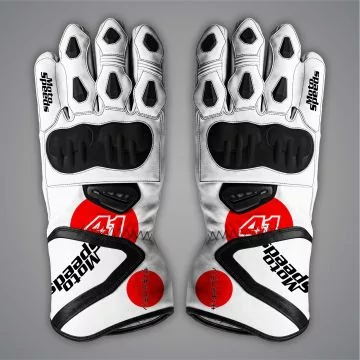 motogp gloves cowhide leather
