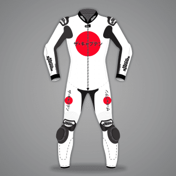 Aleix Espargaro All White Motorcycle Suit Winter Test 2024