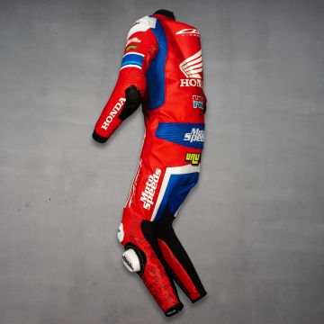Alvaro Bautista Costume Honda CBR WSBK 2020 Vue latérale arrière