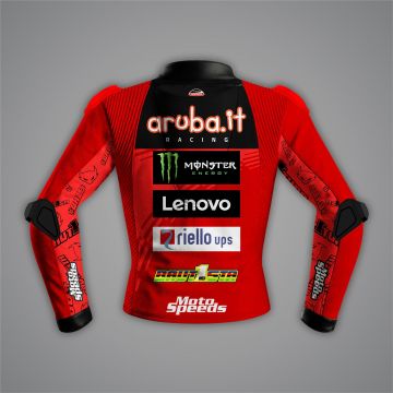 Alvaro Bautista Red Ducati Jacket