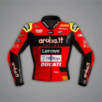 Alvaro Bautista röd motorcykeljacka 2022 Ducati
