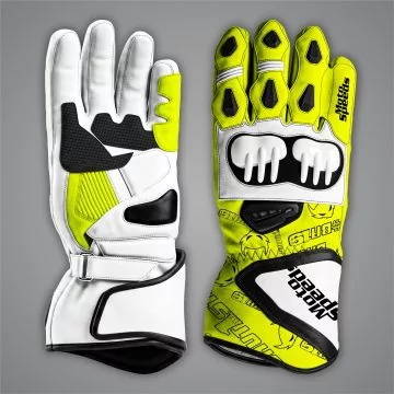 cowhide leather race gloves men