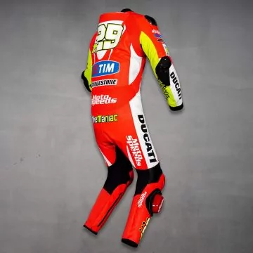Röd Ducati kostym