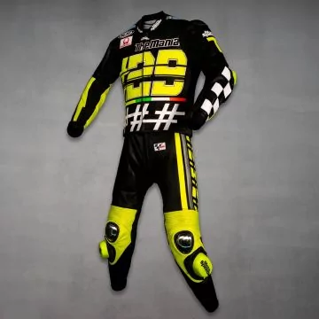 Combinaison Moto 2018 Andrea Iannone Suzuki Vue de gauche