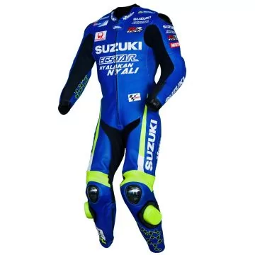 cowhide leather race suit men