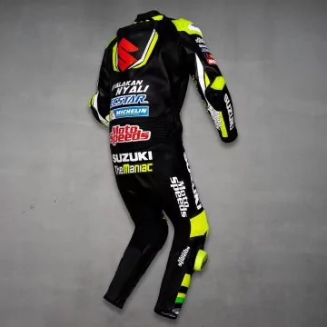 Svart MotoGP-dräkt Suzuki 2018 Andrea Iannone