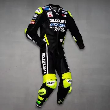 MotoGP 2018 Läderkostym Svart