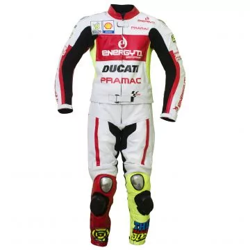 cowhide leather race suit men