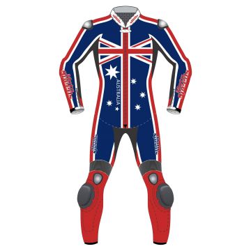 Australische Flagge maßgeschneiderte Motorradanzüge