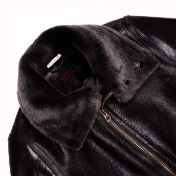 Giacca Bomber B3 Nera collare
