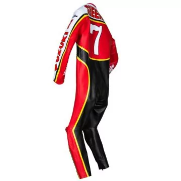 vintage motorcycle racing leathers cowhide