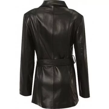 Manteau en Cuir De Mode