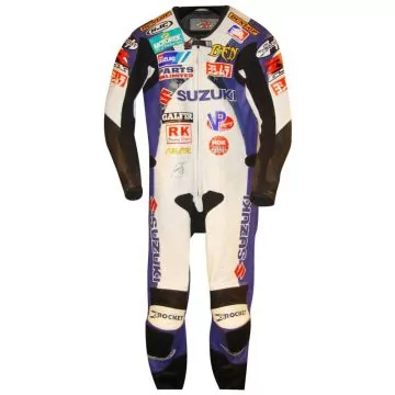 Ben Spies Suzuki Leather Racing Suit 2006 AMA