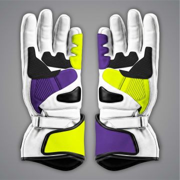 Alvaro Bautista 2025 Matching Gloves Palm View
