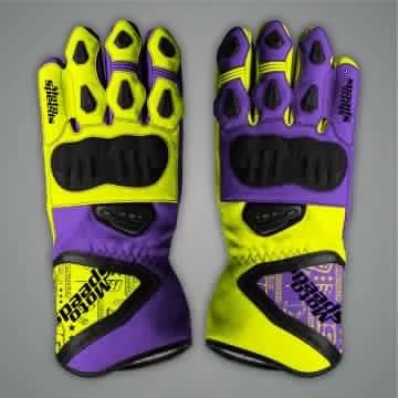 cowhide leather motorcycle racing gloves alvaro bautista