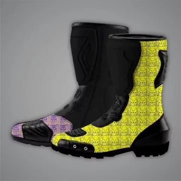 cowhide leather racing boots ducati
