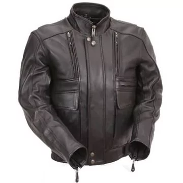 Jaqueta de Couro Biker