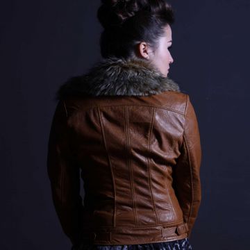Ladies Real Leather Jackets
