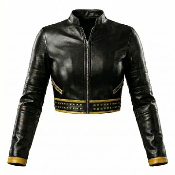 Birds of Prey Canary Leather Jacket